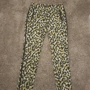 Zara print ankle pants